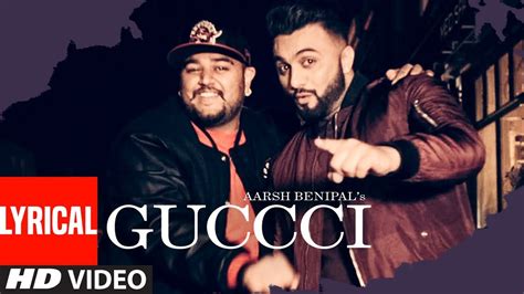 gucci deep jandu lyrics|Aarsh Benipal: Guccci (Full Lyrical Video Song) .